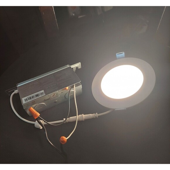 HALO 4 in. Ultra Thin LED Downlight, Color Changing, No Housing Needed *Tested - Picture 2 of 7